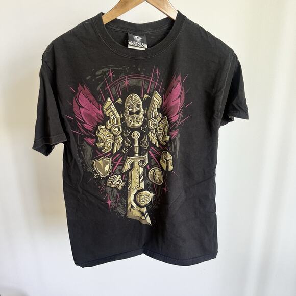 World of Warcraft Shirt Adult Medium Black Jinx Paladin Graphic Vintage Y2K - Picture 1 of 7